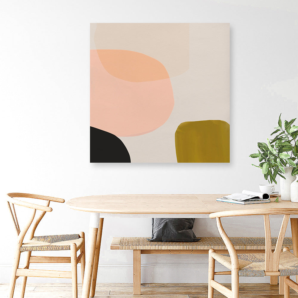 Shop Gloop (Square) Canvas Print a painted abstract themed framed canvas wall art print from The Print Emporium artwork collection - Buy Australian made fine art painting style stretched canvas prints for the home and your interior decor space, TPE-DH-277-CA-40X40-NF