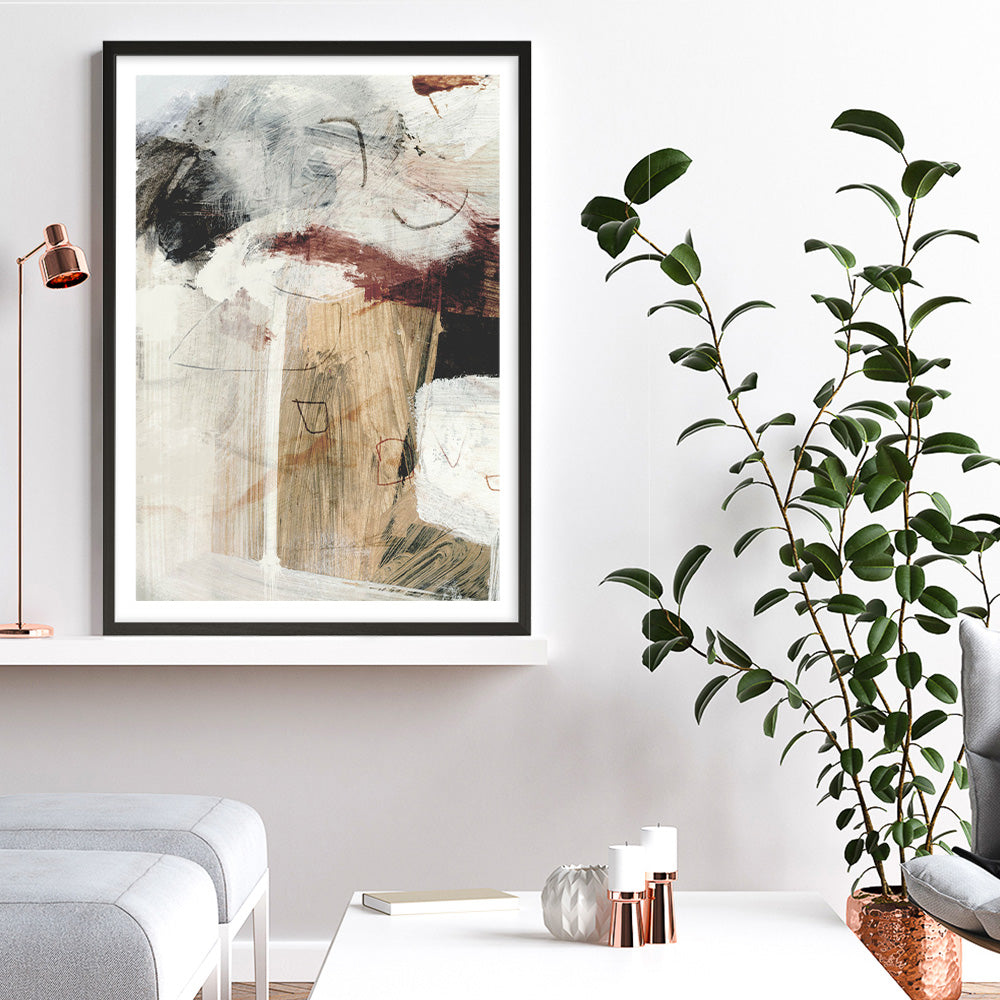 Shop Go With It 1 Art Print a painted abstract themed wall art print from The Print Emporium wall artwork collection - Buy Australian made fine art painting style poster and framed prints for the home and your interior decor room, TPE-DH-053-AP