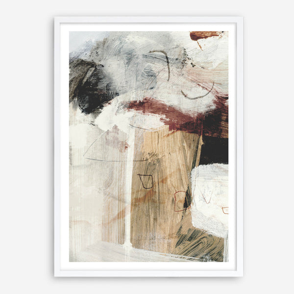 Shop Go With It 1 Art Print a painted abstract themed wall art print from The Print Emporium wall artwork collection - Buy Australian made fine art painting style poster and framed prints for the home and your interior decor room, TPE-DH-053-AP