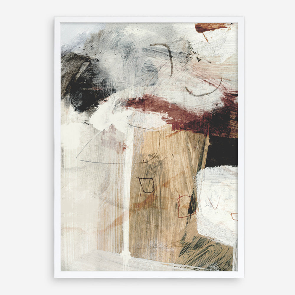 Shop Go With It 1 Art Print a painted abstract themed wall art print from The Print Emporium wall artwork collection - Buy Australian made fine art painting style poster and framed prints for the home and your interior decor room, TPE-DH-053-AP