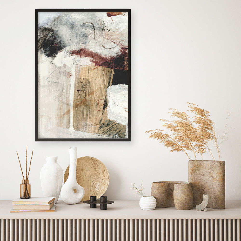 Shop Go With It 1 Art Print a painted abstract themed wall art print from The Print Emporium wall artwork collection - Buy Australian made fine art painting style poster and framed prints for the home and your interior decor room, TPE-DH-053-AP