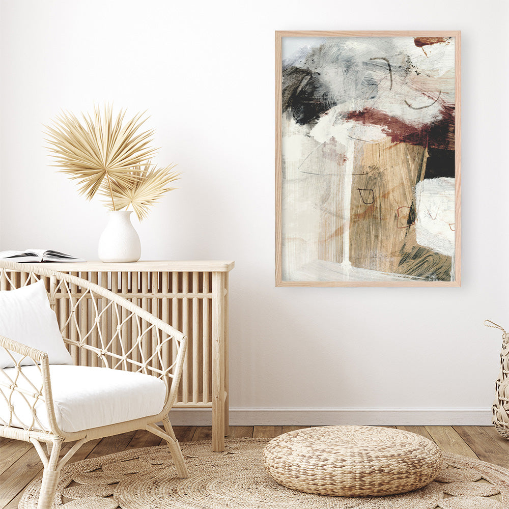 Shop Go With It 1 Art Print a painted abstract themed wall art print from The Print Emporium wall artwork collection - Buy Australian made fine art painting style poster and framed prints for the home and your interior decor room, TPE-DH-053-AP