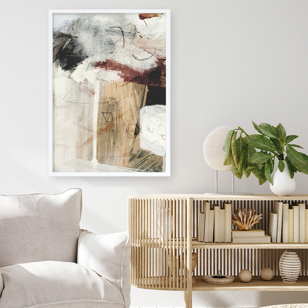 Shop Go With It 1 Art Print a painted abstract themed wall art print from The Print Emporium wall artwork collection - Buy Australian made fine art painting style poster and framed prints for the home and your interior decor room, TPE-DH-053-AP