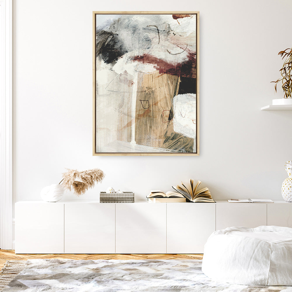 Shop Go With It 1 Canvas Print a painted abstract themed framed canvas wall art print from The Print Emporium artwork collection - Buy Australian made fine art painting style stretched canvas prints for the home and your interior decor space, TPE-DH-053-CA-35X46-NF