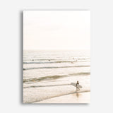 Shop Going Surfing Photo Canvas Print a coastal themed photography framed stretched canvas print from The Print Emporium wall artwork collection - Buy Australian made prints for the home and your interior decor space, TPE-1158-CA-35X46-NF