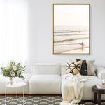 Shop Going Surfing Photo Canvas Print a coastal themed photography framed stretched canvas print from The Print Emporium wall artwork collection - Buy Australian made prints for the home and your interior decor space, TPE-1158-CA-35X46-NF