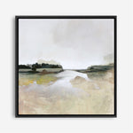 Shop Gold Lake View (Square) Canvas Print a painted abstract themed framed canvas wall art print from The Print Emporium artwork collection - Buy Australian made fine art painting style stretched canvas prints for the home and your interior decor space, TPE-DH-161-CA-40X40-NF