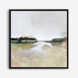 Shop Gold Lake View (Square) Canvas Print a painted abstract themed framed canvas wall art print from The Print Emporium artwork collection - Buy Australian made fine art painting style stretched canvas prints for the home and your interior decor space, TPE-DH-161-CA-40X40-NF