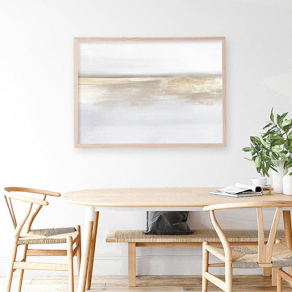 Shop Gold Light Art Print a painted abstract themed wall art print from The Print Emporium wall artwork collection - Buy Australian made fine art painting style poster and framed prints for the home and your interior decor room, TPE-DH-124-AP