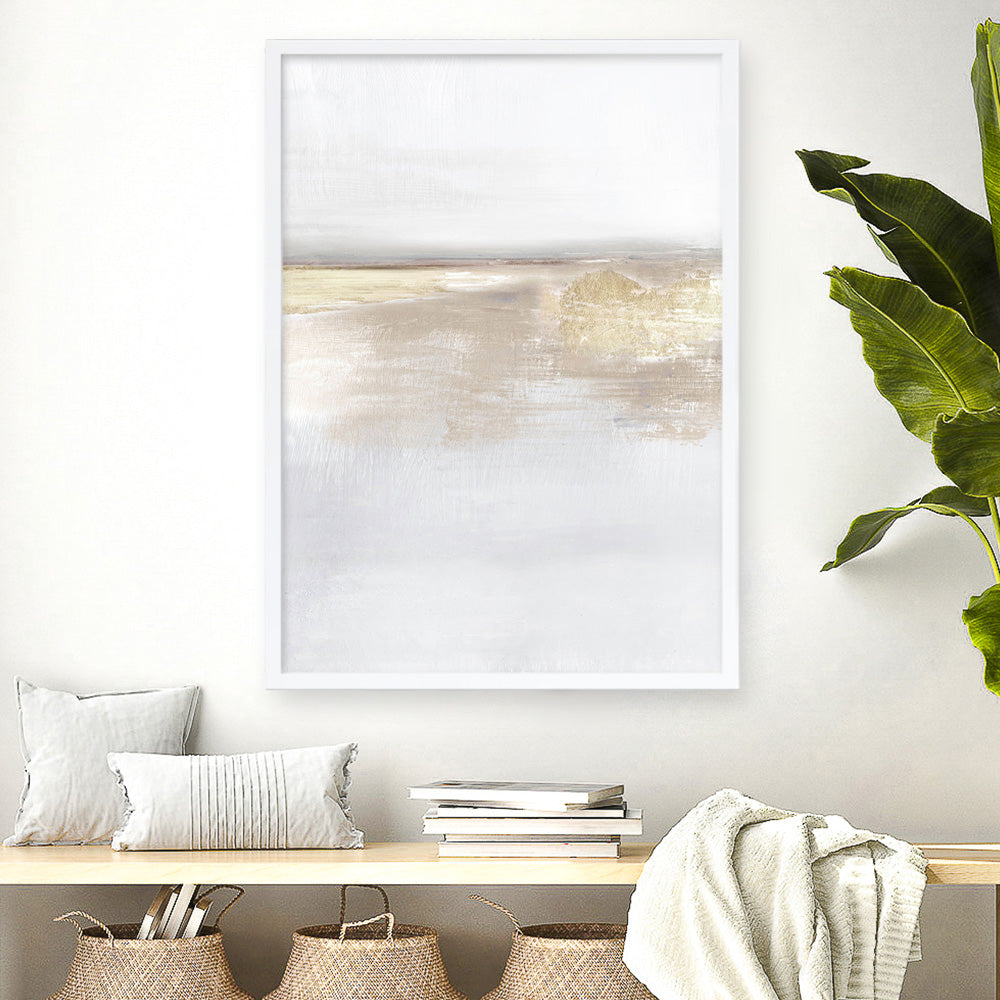 Shop Gold Light II Art Print a painted abstract themed wall art print from The Print Emporium wall artwork collection - Buy Australian made fine art painting style poster and framed prints for the home and your interior decor room, TPE-DH-191-AP