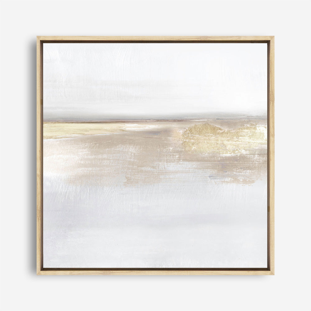 Shop Gold Light (Square) Canvas Print a painted abstract themed framed canvas wall art print from The Print Emporium artwork collection - Buy Australian made fine art painting style stretched canvas prints for the home and your interior decor space, TPE-DH-208-CA-40X40-NF