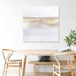 Shop Gold Light (Square) Canvas Print a painted abstract themed framed canvas wall art print from The Print Emporium artwork collection - Buy Australian made fine art painting style stretched canvas prints for the home and your interior decor space, TPE-DH-208-CA-40X40-NF