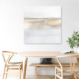 Shop Gold Light (Square) Canvas Print a painted abstract themed framed canvas wall art print from The Print Emporium artwork collection - Buy Australian made fine art painting style stretched canvas prints for the home and your interior decor space, TPE-DH-208-CA-40X40-NF