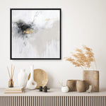 Shop Golden Beat I (Square) Canvas Print a painted abstract themed framed canvas wall art print from The Print Emporium artwork collection - Buy Australian made fine art painting style stretched canvas prints for the home and your interior decor space, TPE-PC-OS102-CA-40X40-NF