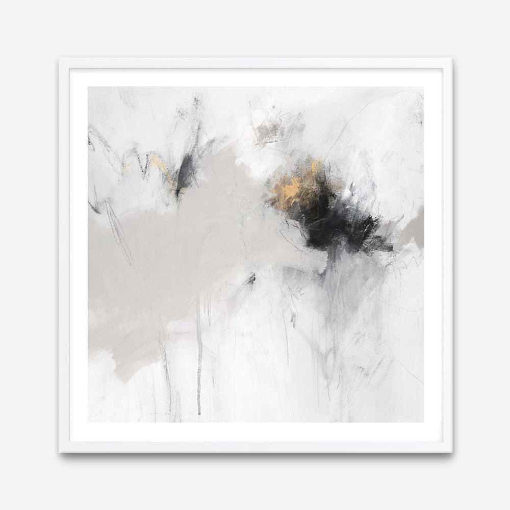 Shop Golden Beat II (Square) Art Print a painted abstract themed wall art print from The Print Emporium wall artwork collection - Buy Australian made fine art painting style poster and framed prints for the home and your interior decor room, TPE-PC-OS103-AP