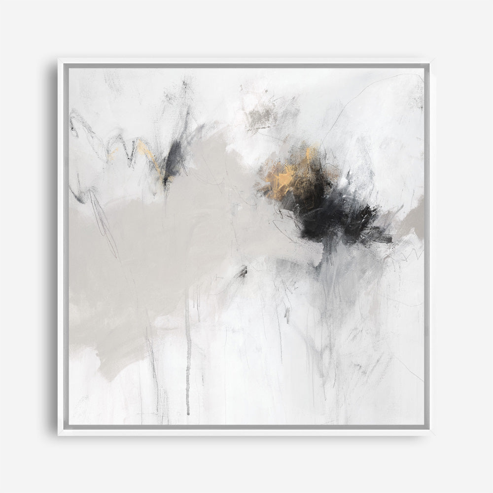 Shop Golden Beat II (Square) Canvas Print a painted abstract themed framed canvas wall art print from The Print Emporium artwork collection - Buy Australian made fine art painting style stretched canvas prints for the home and your interior decor space, TPE-PC-OS103-CA-40X40-NF