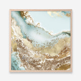 Shop Golden Chasm (Square) Art Print a painted abstract themed wall art print from The Print Emporium wall artwork collection - Buy Australian made fine art painting style poster and framed prints for the home and your interior decor room, TPE-PC-BC036-AP