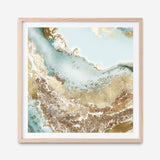 Shop Golden Chasm (Square) Art Print a painted abstract themed wall art print from The Print Emporium wall artwork collection - Buy Australian made fine art painting style poster and framed prints for the home and your interior decor room, TPE-PC-BC036-AP