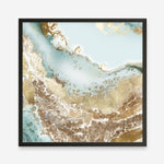 Shop Golden Chasm (Square) Art Print a painted abstract themed wall art print from The Print Emporium wall artwork collection - Buy Australian made fine art painting style poster and framed prints for the home and your interior decor room, TPE-PC-BC036-AP