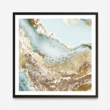 Shop Golden Chasm (Square) Art Print a painted abstract themed wall art print from The Print Emporium wall artwork collection - Buy Australian made fine art painting style poster and framed prints for the home and your interior decor room, TPE-PC-BC036-AP