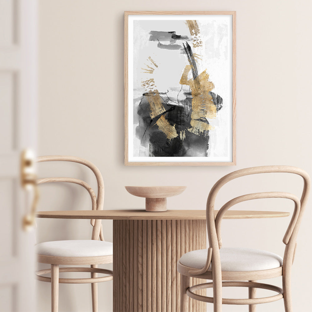 Shop Golden Dream Art Print a painted abstract themed wall art print from The Print Emporium wall artwork collection - Buy Australian made fine art painting style poster and framed prints for the home and your interior decor room, TPE-PC-PI310-AP