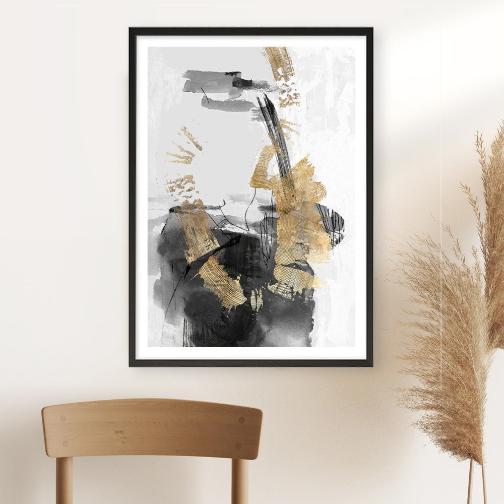 Shop Golden Dream Art Print a painted abstract themed wall art print from The Print Emporium wall artwork collection - Buy Australian made fine art painting style poster and framed prints for the home and your interior decor room, TPE-PC-PI310-AP