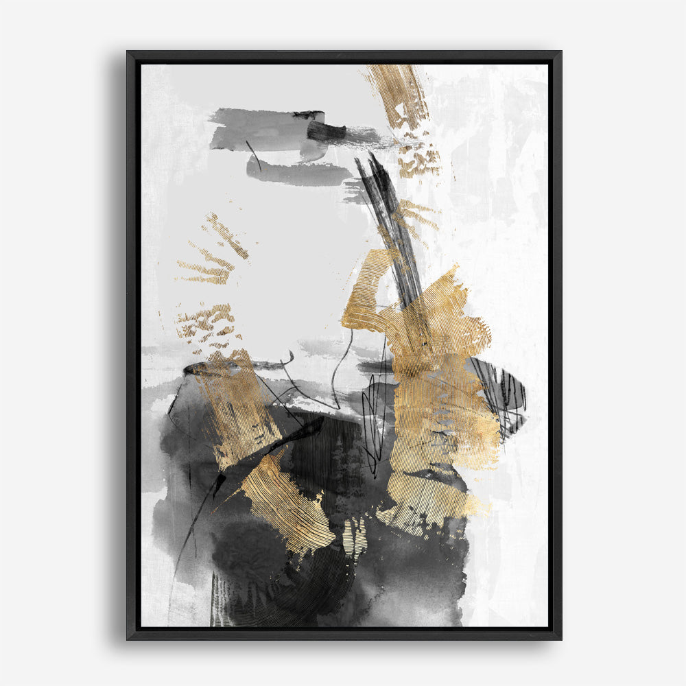 Shop Golden Dream Canvas Print a painted abstract themed framed canvas wall art print from The Print Emporium artwork collection - Buy Australian made fine art painting style stretched canvas prints for the home and your interior decor space, TPE-PC-PI310-CA-35X46-NF