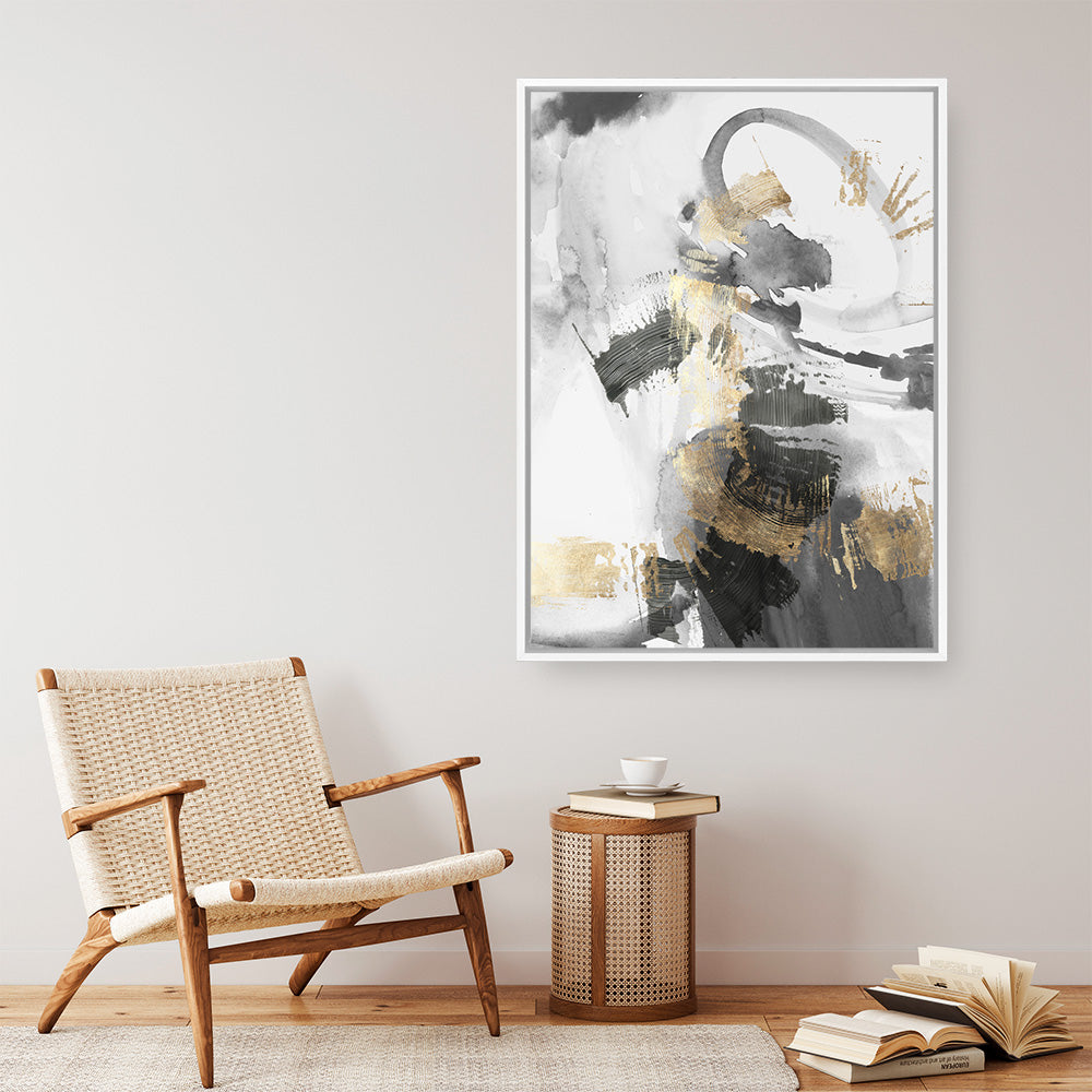 Shop Golden Field Canvas Print a painted abstract themed framed canvas wall art print from The Print Emporium artwork collection - Buy Australian made fine art painting style stretched canvas prints for the home and your interior decor space, TPE-PC-PI311-CA-35X46-NF