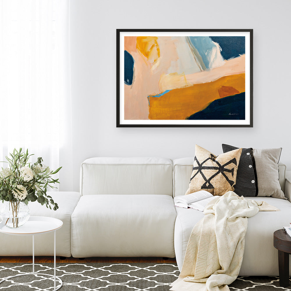 Shop Golden Gate Art Print a painted abstract themed wall art print from The Print Emporium wall artwork collection - Buy Australian made fine art painting style poster and framed prints for the home and your interior decor room, TPE-WA-72018-AP