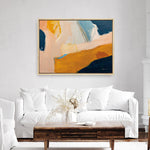 Shop Golden Gate Canvas Print a painted abstract themed framed canvas wall art print from The Print Emporium artwork collection - Buy Australian made fine art painting style stretched canvas prints for the home and your interior decor space, TPE-WA-72018-CA-35X46-NF