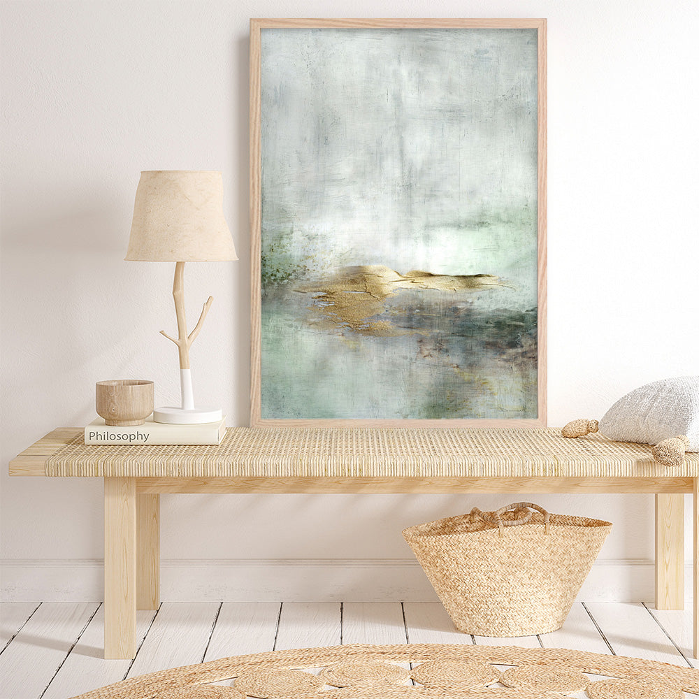 Shop Golden Horizon Art Print a painted abstract themed wall art print from The Print Emporium wall artwork collection - Buy Australian made fine art painting style poster and framed prints for the home and your interior decor room, TPE-DH-353-AP