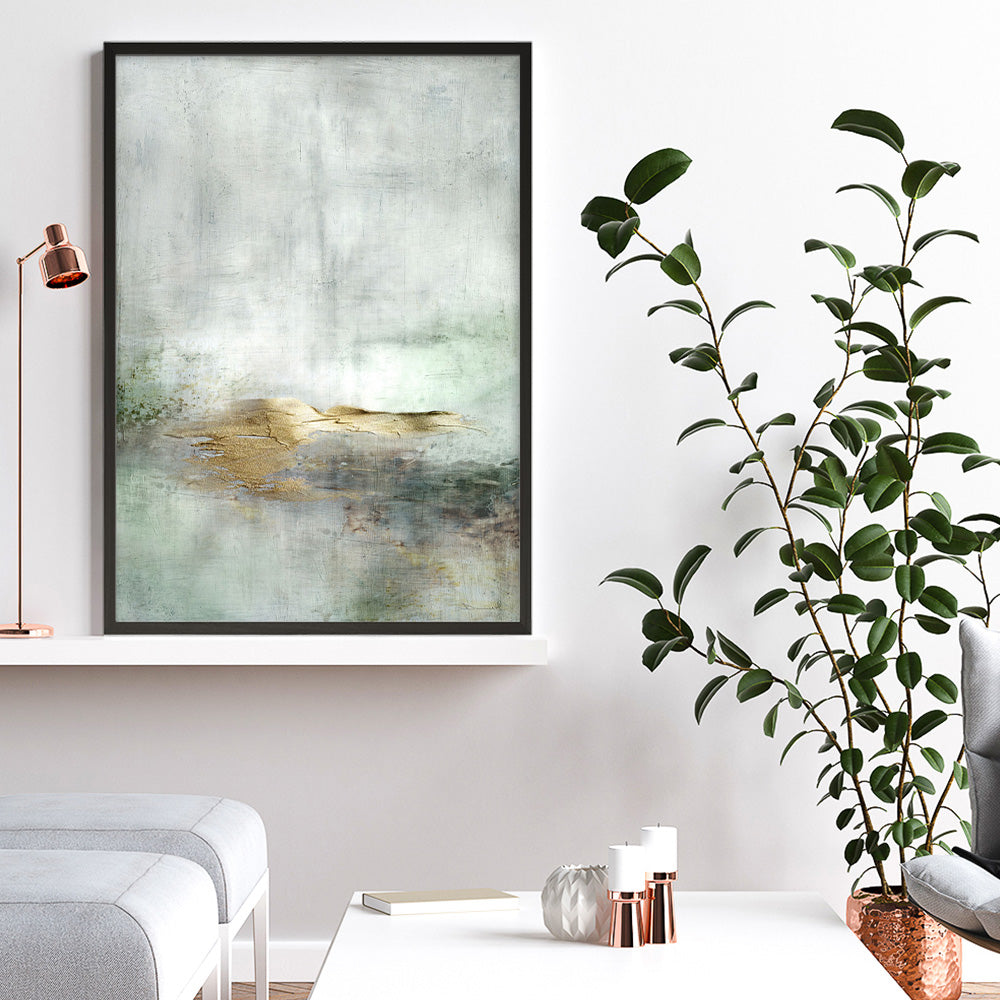 Shop Golden Horizon Art Print a painted abstract themed wall art print from The Print Emporium wall artwork collection - Buy Australian made fine art painting style poster and framed prints for the home and your interior decor room, TPE-DH-353-AP