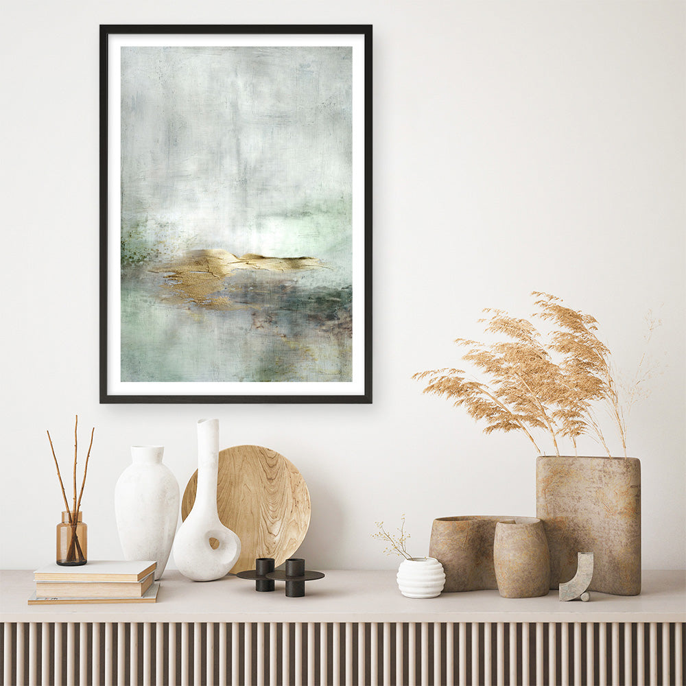 Shop Golden Horizon Art Print a painted abstract themed wall art print from The Print Emporium wall artwork collection - Buy Australian made fine art painting style poster and framed prints for the home and your interior decor room, TPE-DH-353-AP