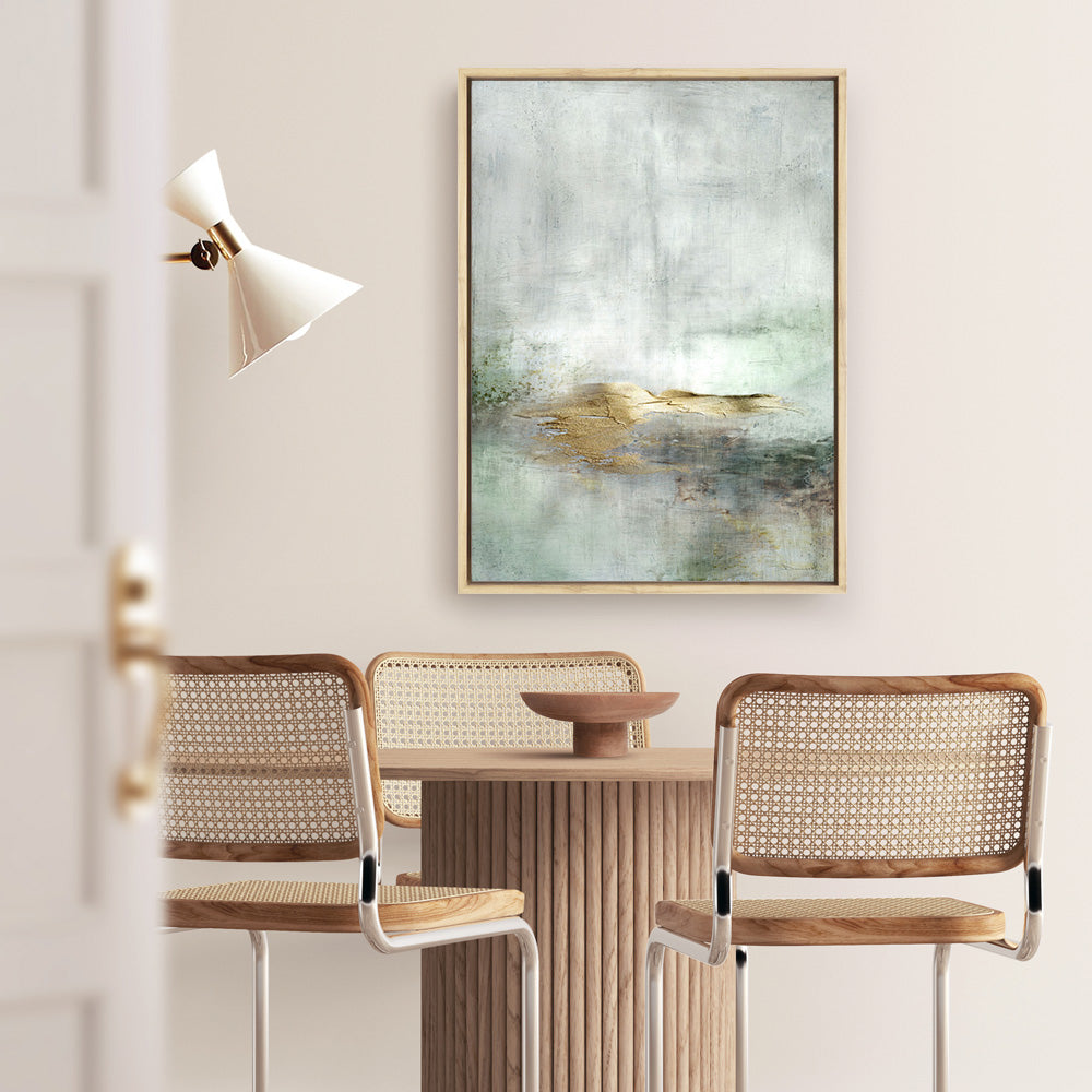 Shop Golden Horizon Canvas Print a painted abstract themed framed canvas wall art print from The Print Emporium artwork collection - Buy Australian made fine art painting style stretched canvas prints for the home and your interior decor space, TPE-DH-353-CA-35X46-NF