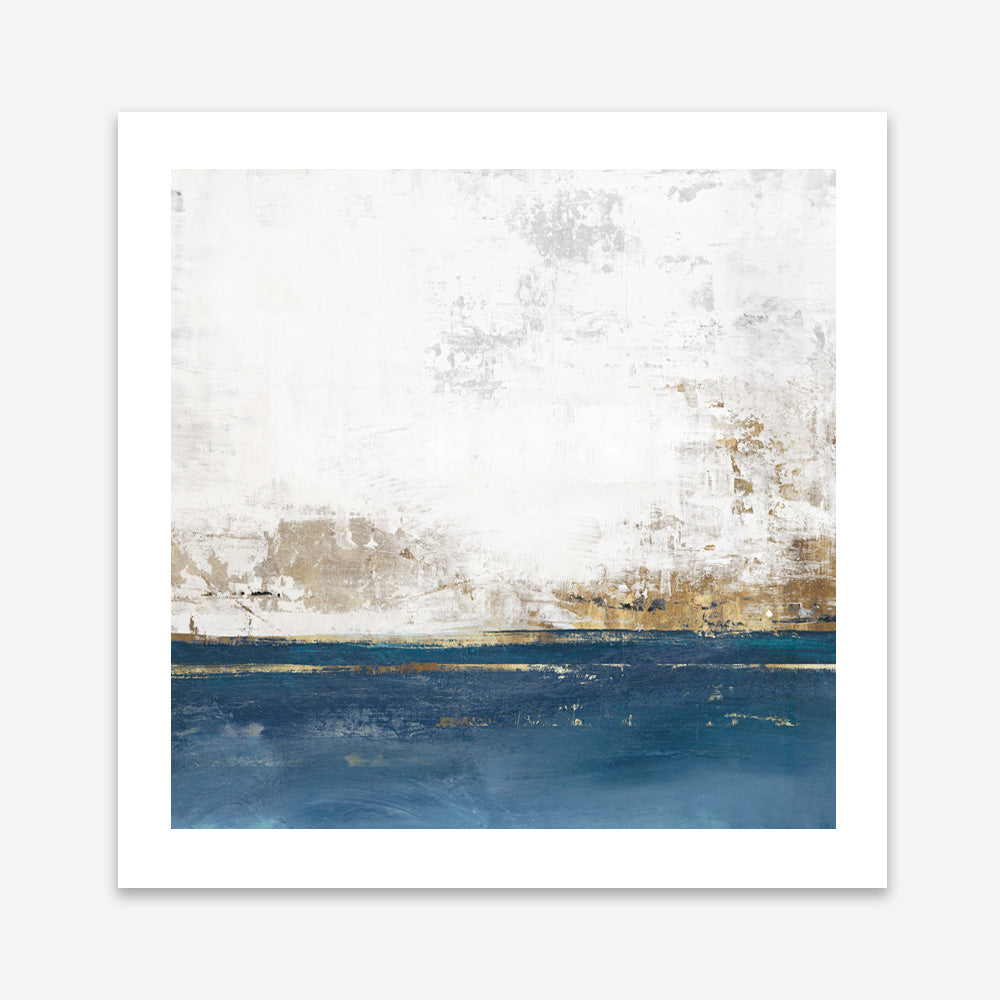 Shop Golden Horizon I (Square) Art Print a painted abstract themed wall art print from The Print Emporium wall artwork collection - Buy Australian made fine art painting style poster and framed prints for the home and your interior decor room, TPE-PC-PI508-AP