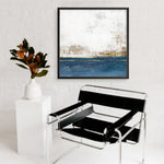 Shop Golden Horizon I (Square) Art Print a painted abstract themed wall art print from The Print Emporium wall artwork collection - Buy Australian made fine art painting style poster and framed prints for the home and your interior decor room, TPE-PC-PI508-AP