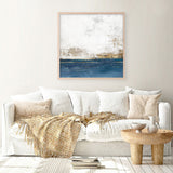 Shop Golden Horizon I (Square) Art Print a painted abstract themed wall art print from The Print Emporium wall artwork collection - Buy Australian made fine art painting style poster and framed prints for the home and your interior decor room, TPE-PC-PI508-AP