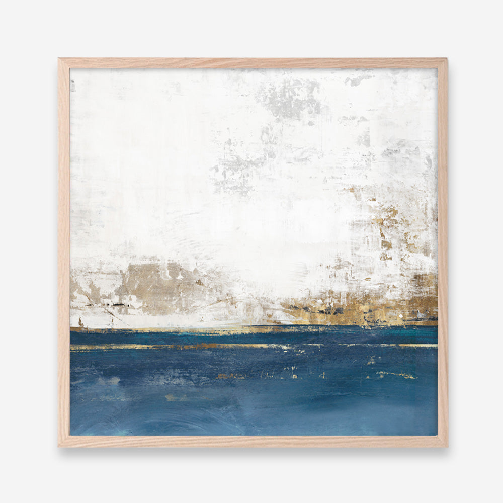 Shop Golden Horizon I (Square) Art Print a painted abstract themed wall art print from The Print Emporium wall artwork collection - Buy Australian made fine art painting style poster and framed prints for the home and your interior decor room, TPE-PC-PI508-AP