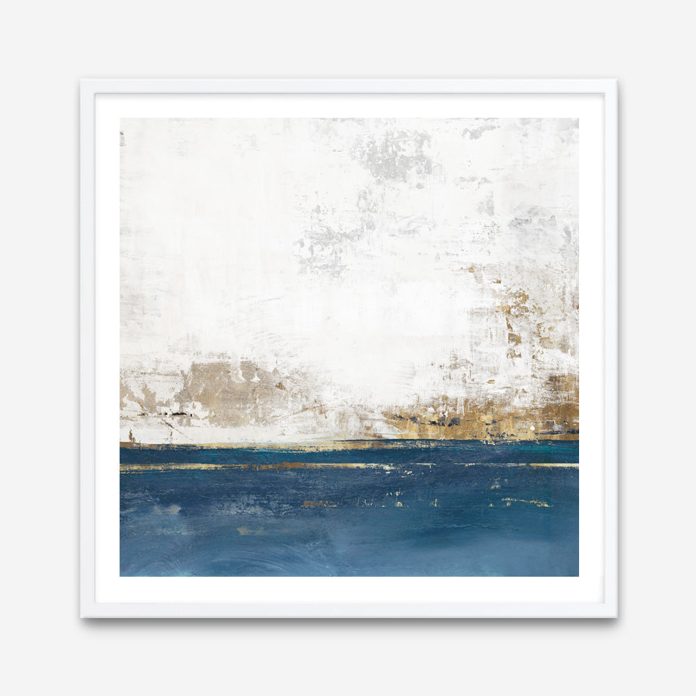 Shop Golden Horizon I (Square) Art Print a painted abstract themed wall art print from The Print Emporium wall artwork collection - Buy Australian made fine art painting style poster and framed prints for the home and your interior decor room, TPE-PC-PI508-AP