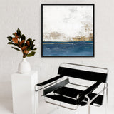 Shop Golden Horizon I (Square) Canvas Print a painted abstract themed framed canvas wall art print from The Print Emporium artwork collection - Buy Australian made fine art painting style stretched canvas prints for the home and your interior decor space, TPE-PC-PI508-CA-40X40-NF