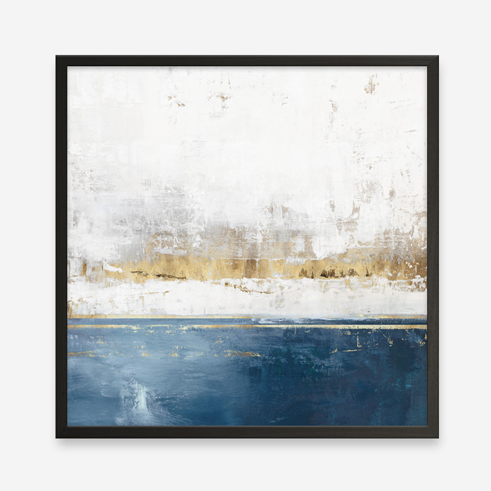 Shop Golden Horizon II (Square) Art Print a painted abstract themed wall art print from The Print Emporium wall artwork collection - Buy Australian made fine art painting style poster and framed prints for the home and your interior decor room, TPE-PC-PI509-AP
