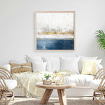 Shop Golden Horizon II (Square) Art Print a painted abstract themed wall art print from The Print Emporium wall artwork collection - Buy Australian made fine art painting style poster and framed prints for the home and your interior decor room, TPE-PC-PI509-AP