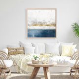 Shop Golden Horizon II (Square) Art Print a painted abstract themed wall art print from The Print Emporium wall artwork collection - Buy Australian made fine art painting style poster and framed prints for the home and your interior decor room, TPE-PC-PI509-AP