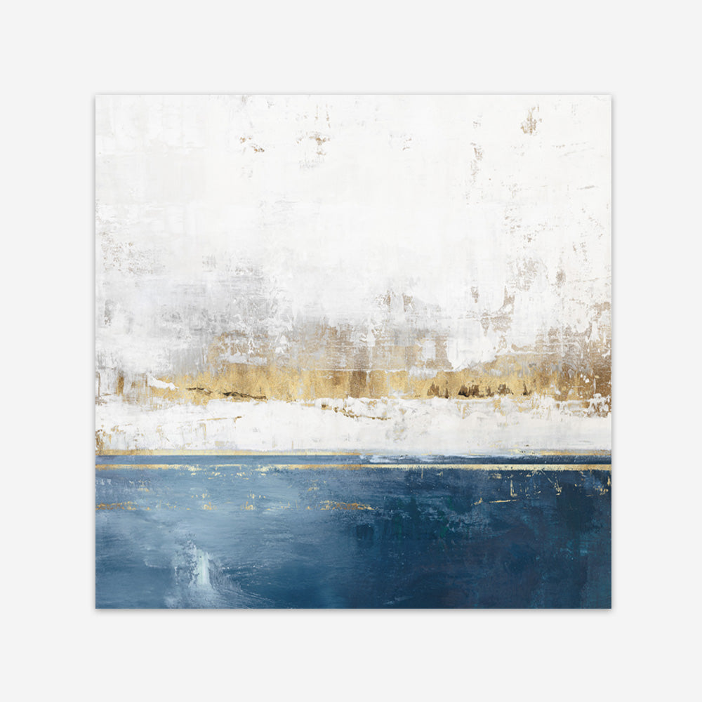 Shop Golden Horizon II (Square) Art Print a painted abstract themed wall art print from The Print Emporium wall artwork collection - Buy Australian made fine art painting style poster and framed prints for the home and your interior decor room, TPE-PC-PI509-AP