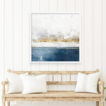 Shop Golden Horizon II (Square) Art Print a painted abstract themed wall art print from The Print Emporium wall artwork collection - Buy Australian made fine art painting style poster and framed prints for the home and your interior decor room, TPE-PC-PI509-AP