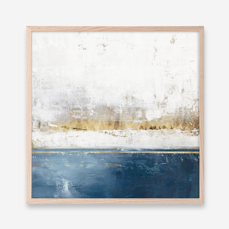 Shop Golden Horizon II (Square) Art Print a painted abstract themed wall art print from The Print Emporium wall artwork collection - Buy Australian made fine art painting style poster and framed prints for the home and your interior decor room, TPE-PC-PI509-AP