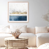 Shop Golden Horizon II (Square) Art Print a painted abstract themed wall art print from The Print Emporium wall artwork collection - Buy Australian made fine art painting style poster and framed prints for the home and your interior decor room, TPE-PC-PI509-AP