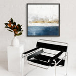 Shop Golden Horizon II (Square) Art Print a painted abstract themed wall art print from The Print Emporium wall artwork collection - Buy Australian made fine art painting style poster and framed prints for the home and your interior decor room, TPE-PC-PI509-AP