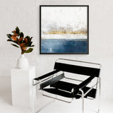 Shop Golden Horizon II (Square) Art Print a painted abstract themed wall art print from The Print Emporium wall artwork collection - Buy Australian made fine art painting style poster and framed prints for the home and your interior decor room, TPE-PC-PI509-AP