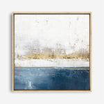 Shop Golden Horizon II (Square) Canvas Print a painted abstract themed framed canvas wall art print from The Print Emporium artwork collection - Buy Australian made fine art painting style stretched canvas prints for the home and your interior decor space, TPE-PC-PI509-CA-40X40-NF